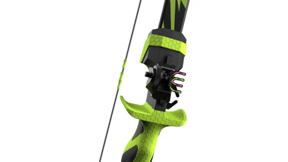 Arco Barnett Quicksilver G3 De 28 Libras Con 2 Flechas - Verde