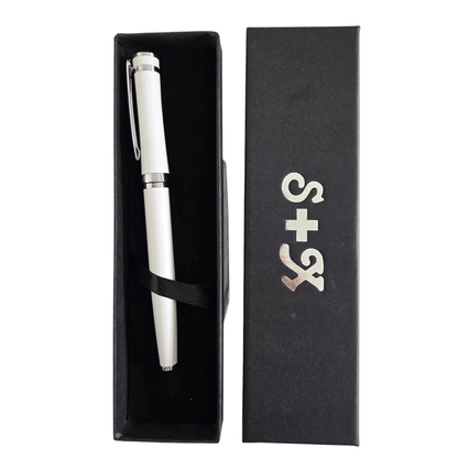 Boligrafo Pluma en estuche S+X - Blanco