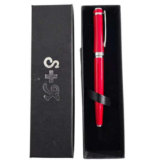 Bolígrafo Pluma en estuche S+X - Rojo