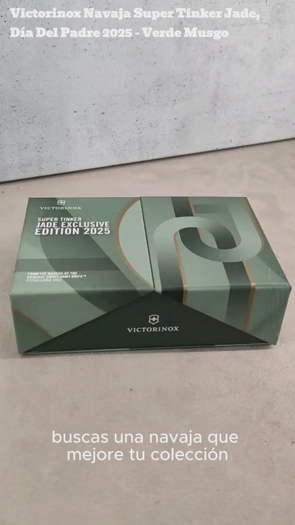 Victorinox Navaja Super Tinker Jade, Día Del Padre 2025 - Verde Musgo