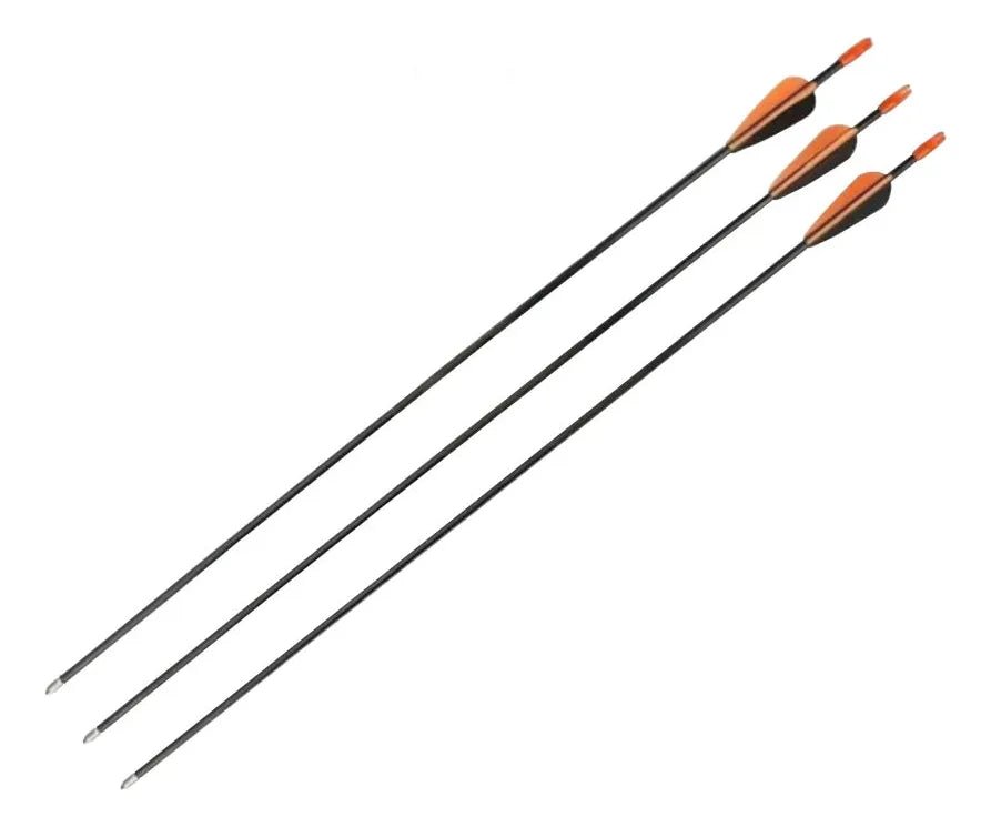 Set de 3 Flechas de Carbono Barnett De 28 pulgadas Para Arco - SUIZA + XTREME