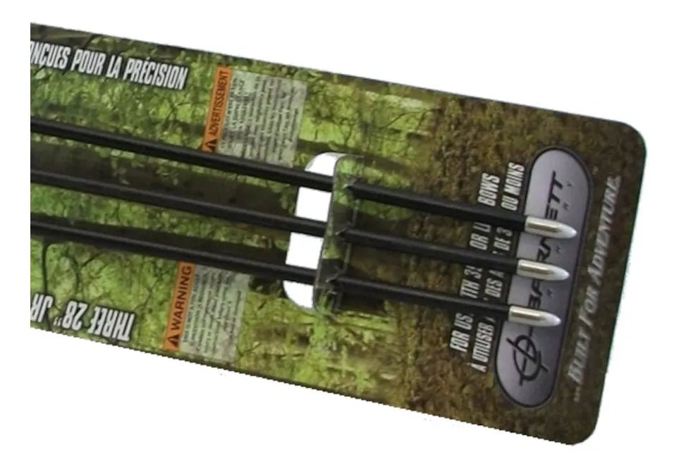 Set de 3 Flechas de Carbono Barnett De 28 pulgadas Para Arco - SUIZA + XTREME