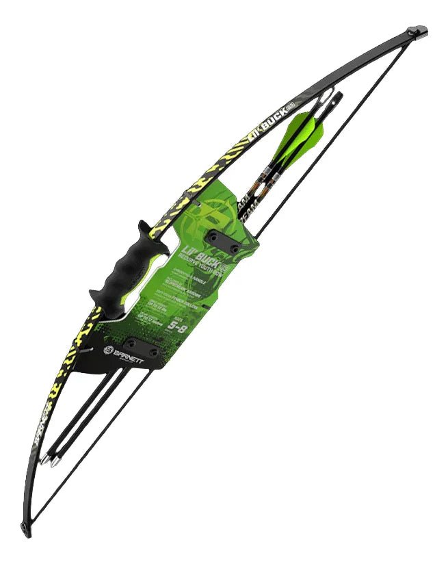 Set De Arco Barnett Lil Buck Con 2 Flechas 12 A 17 Lbs - Green - SUIZA + XTREME