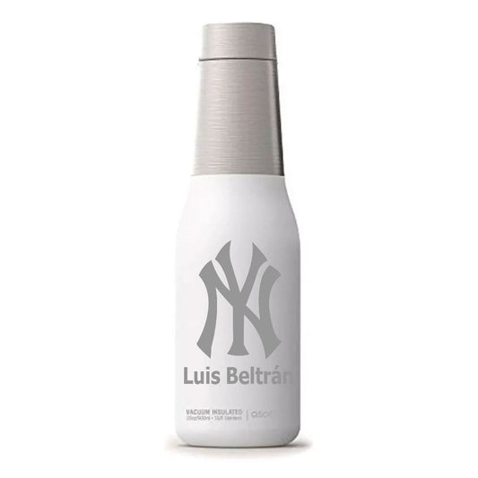 Termo Botella Asobu 600 Ml Travel Bottle A Prueba De Fugas Con Grabado Personalizado Laser - Blanco - SUIZA + XTREME