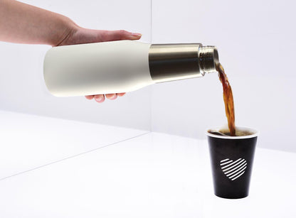 Termo Botella Asobu 600 Ml Travel Bottle A Prueba De Fugas Con Grabado Personalizado Laser - Blanco - SUIZA + XTREME