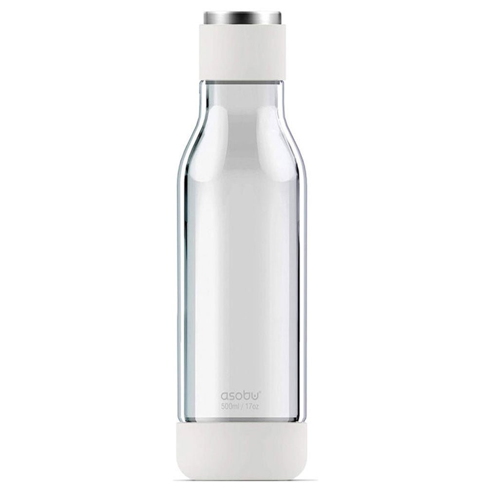 Termo Botella Asobu De Vidrio Aislado 500ml Inner Peace Gt50 Blanco - SUIZA + XTREME