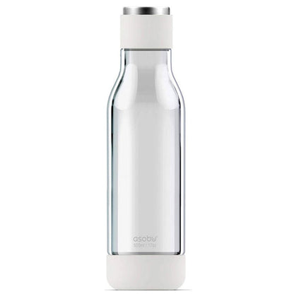 Termo Botella Asobu De Vidrio Aislado 500ml Inner Peace Gt50 Blanco - SUIZA + XTREME