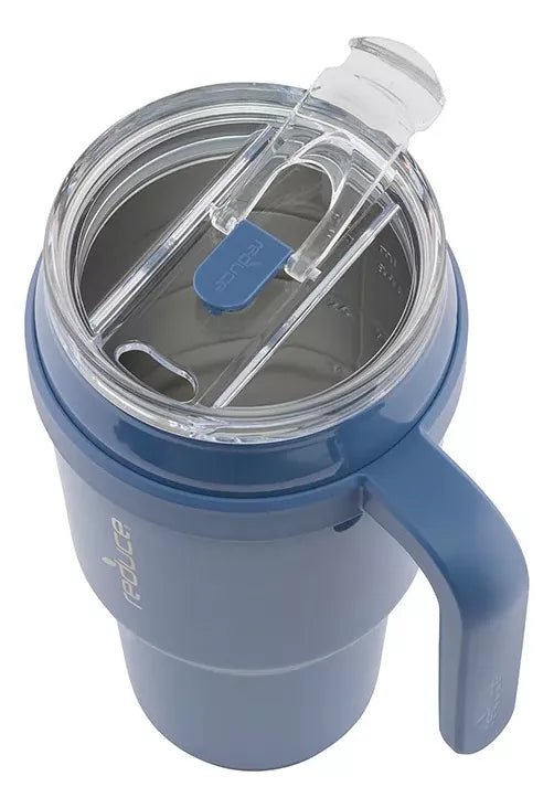 Termo Reduce Cold - 1 Mug 40oz Og / 1183 Ml Doble Pared 18/8 - Mineral Blue - SUIZA + XTREME