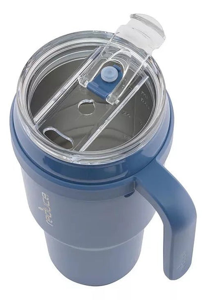 Termo Reduce Cold - 1 Mug 40oz Og / 1183 Ml Doble Pared 18/8 - Mineral Blue - SUIZA + XTREME