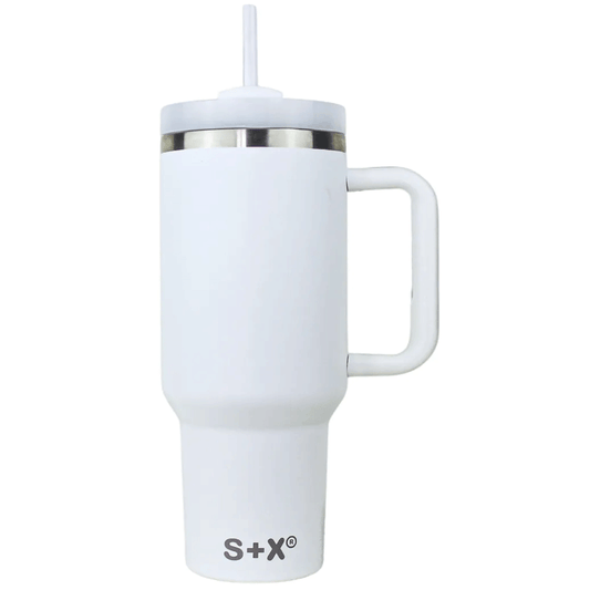 Termo S + X Adventure Quencher 40oz / 1180ml Doble Pared - Blanco - SUIZA + XTREME