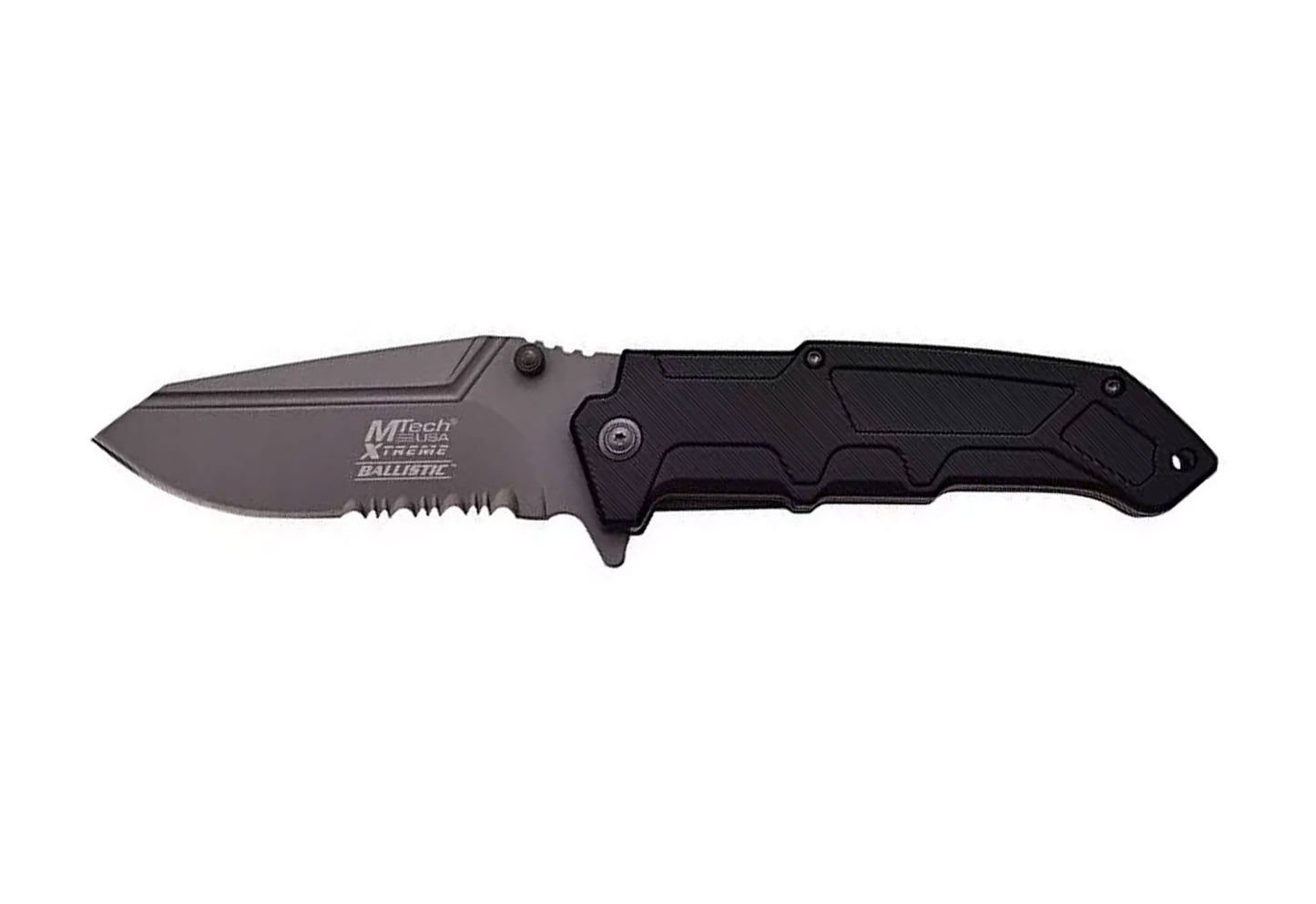 Navaja M-tech Tactica Con Apertura Asistida Por Resorte con Personalizado Laser en la Hoja