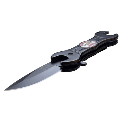 Navaja Asistida Por Resorte Busted Knuckle Garage Bkg-a004bk