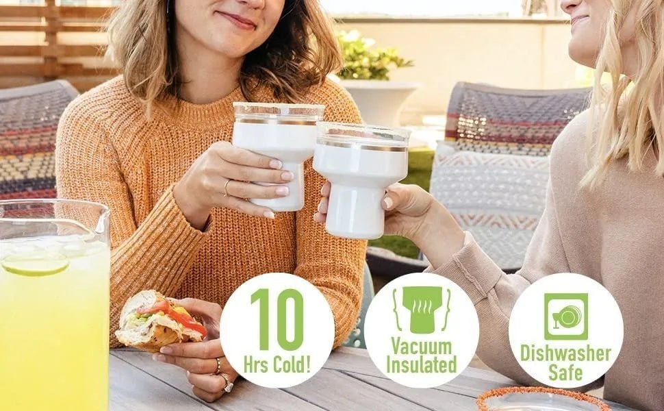 Vaso Termico Reduce Saltini 12oz/355ml Tapa Sorbo 360 Grados - SUIZA + XTREME