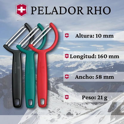 Victorinox Pelador Recto, Rho Color Verde - 6.0950.4 - SUIZA + XTREME