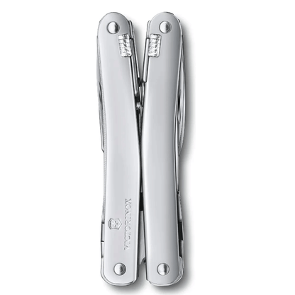 Victorinox Swiss Tool Spirit X Plus Ratchet, Funda De Piel Color Cafe - SUIZA + XTREME