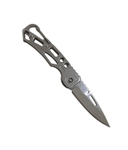 Elegante Navaja Marca S+x Plegable De Acero Inoxidable - Plata