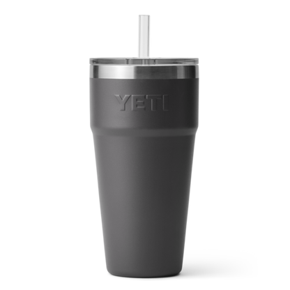 Termo YETI 26 Oz Rambler Con Straw Lid - Charcoal